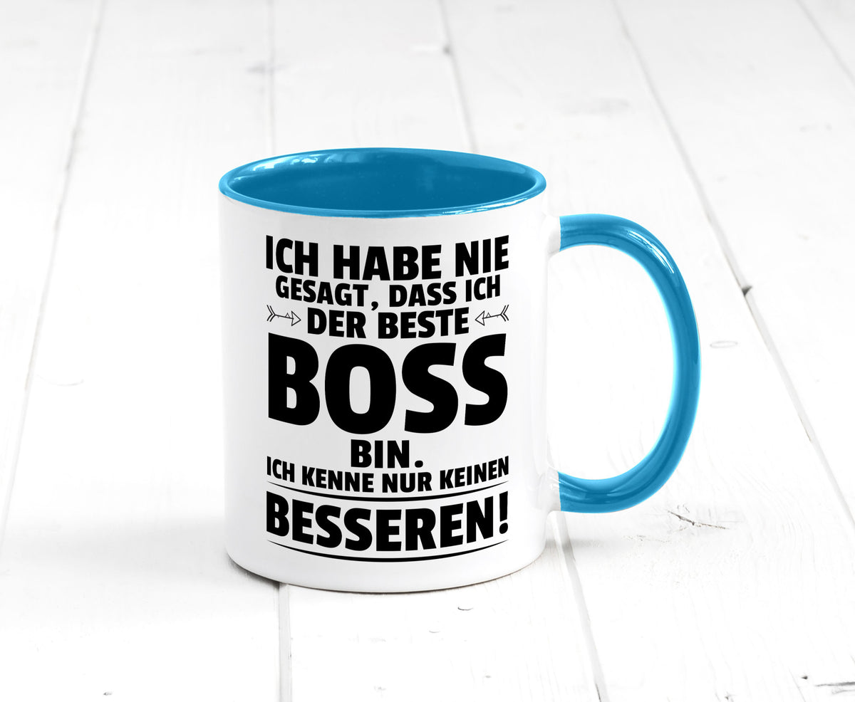 Der Beste Boss | Führungskraft Vorgesetzter lustiger Spruch Geschenk Humor Tasse
