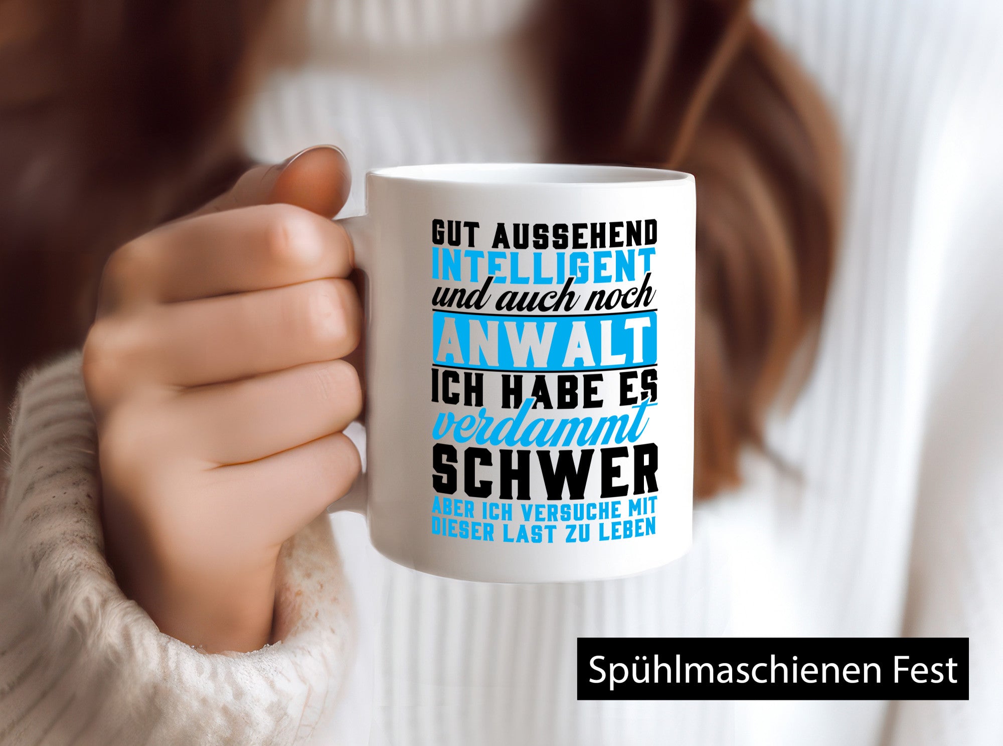 Gut aussehender Anwalt | Gericht Geschenkidee Humor Tasse