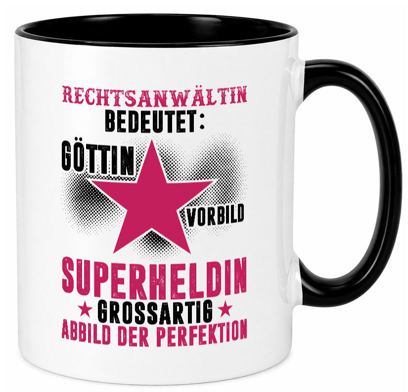 Bedeutung von Rechtsanwältin | Jurstin Anwältin Humor Geschenkidee Tasse