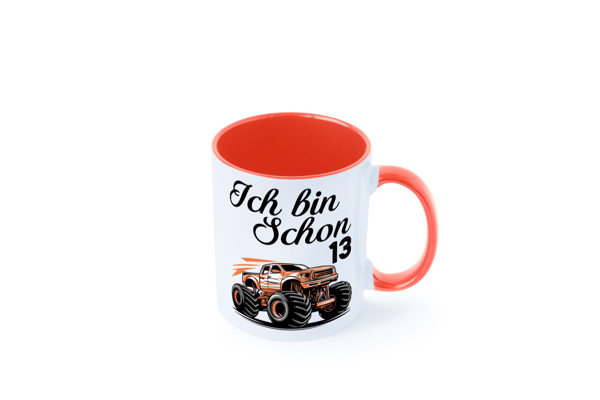 13. Geburtstag | Monster truck 13 Jahre Geschenkidee Humor Tasse