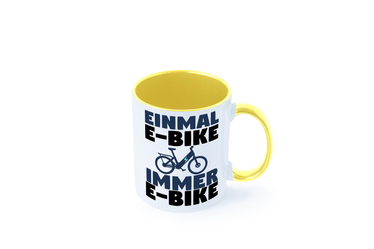 E-Bike Fahrer | Radfahrer Tasse Fahrrad Elektrorad lustiger Spruch Geschenk