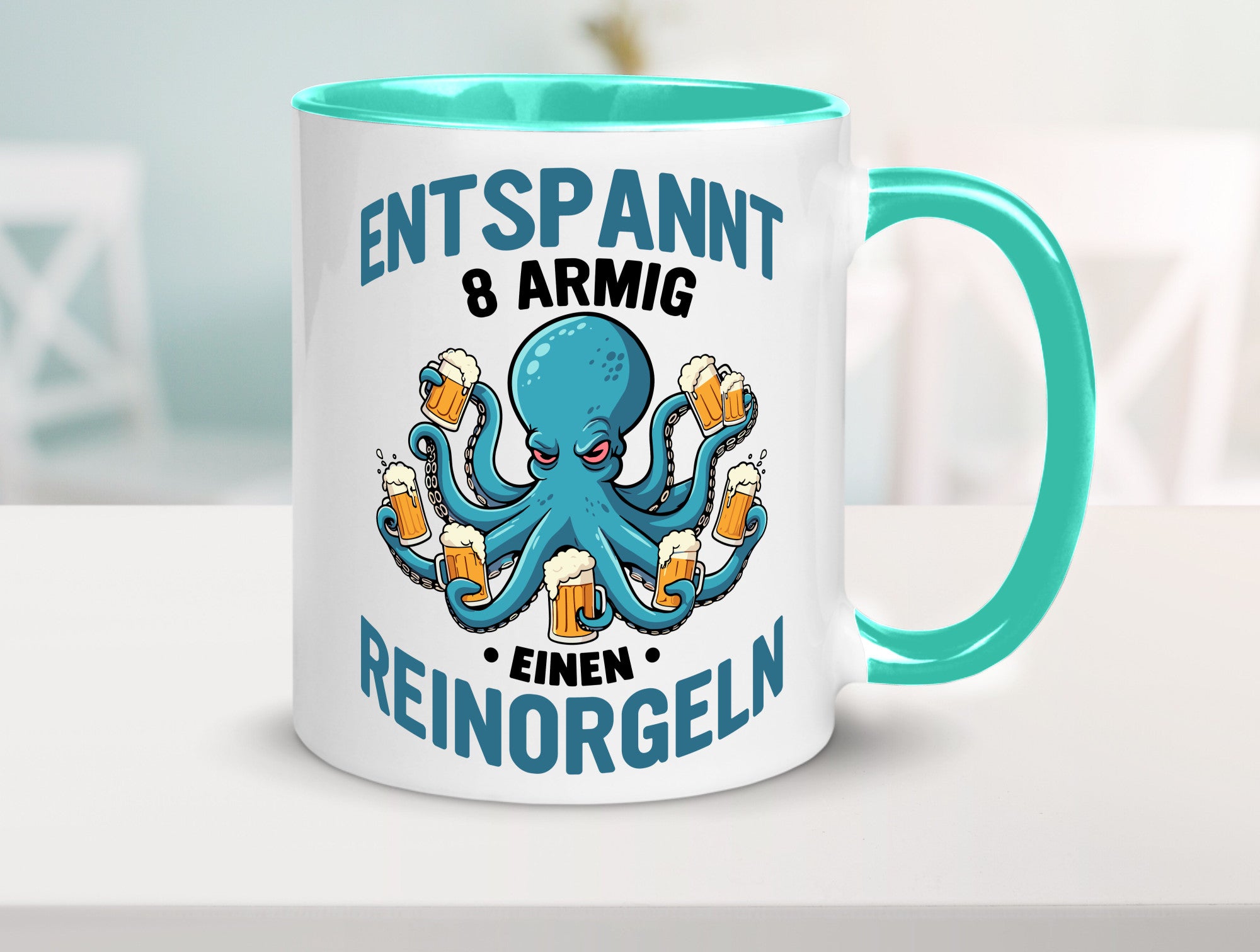 Entspannt 8 armig einen reinorgeln | Saufen Party v2 lustiger Spruch Geschenk