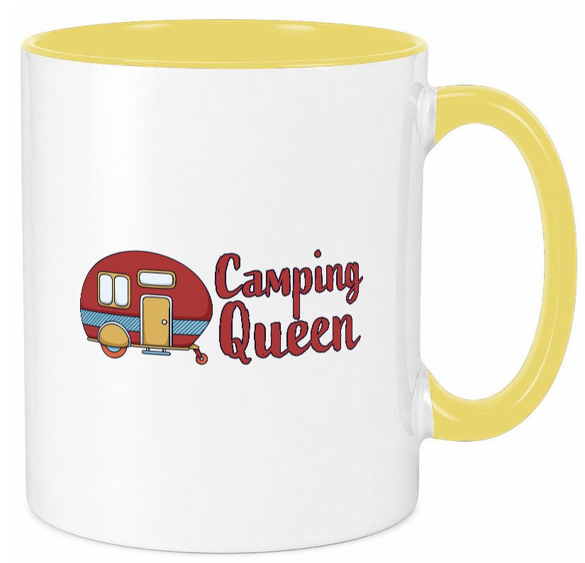 Camping Queen | Wohnanhänger Geschenk Humor Geschenkidee lustiger Spruch Tasse