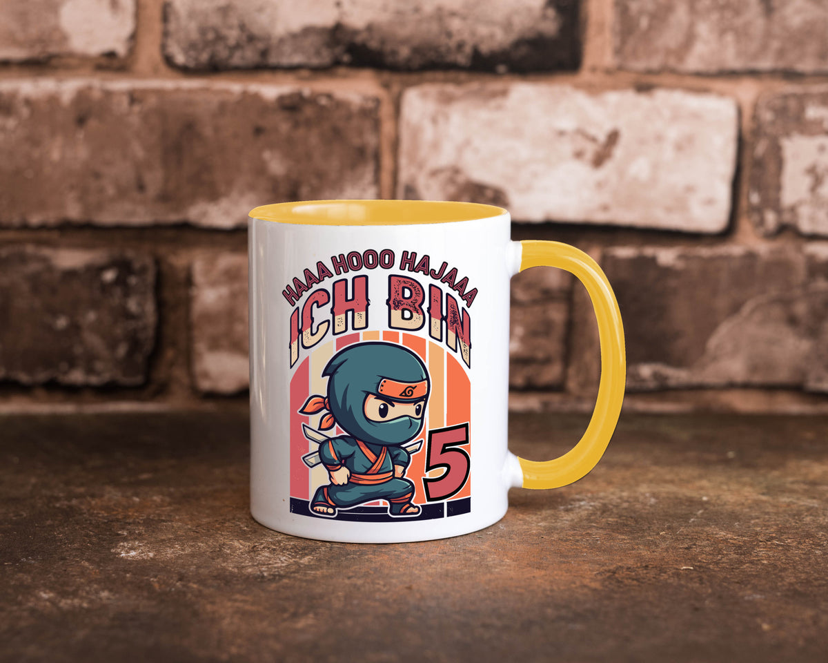 5. Geburtstag | Ninja Junge 5 Jahre Humor Geschenkidee Tasse