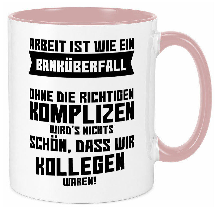 Arbeit | Kollegen Komplizen Jobwechsel Abschied Büro lustiger Spruch Geschenk