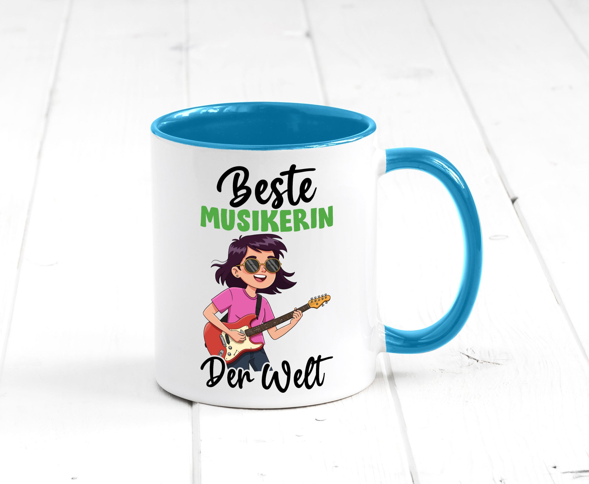 Beste Musikerin | Musik Musikantin v2 Geschenkidee Humor Tasse