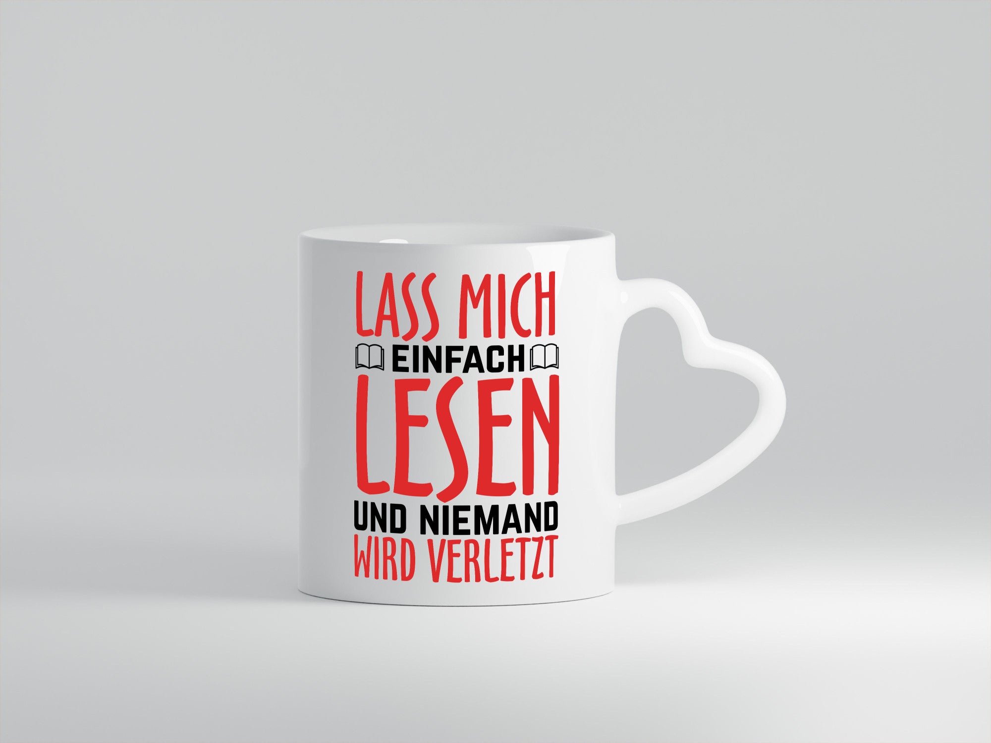 Lass mich lesen Humor Geschenkidee Tasse
