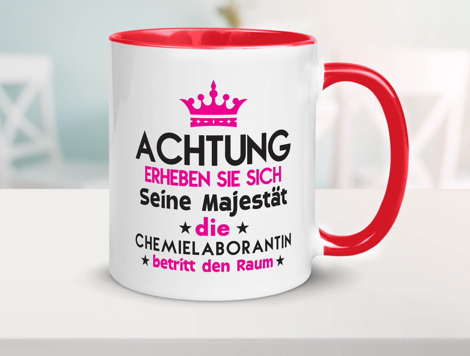 Seine Majestät Chemielaborantin | Laborantin Chemie Humor Geschenkidee Tasse