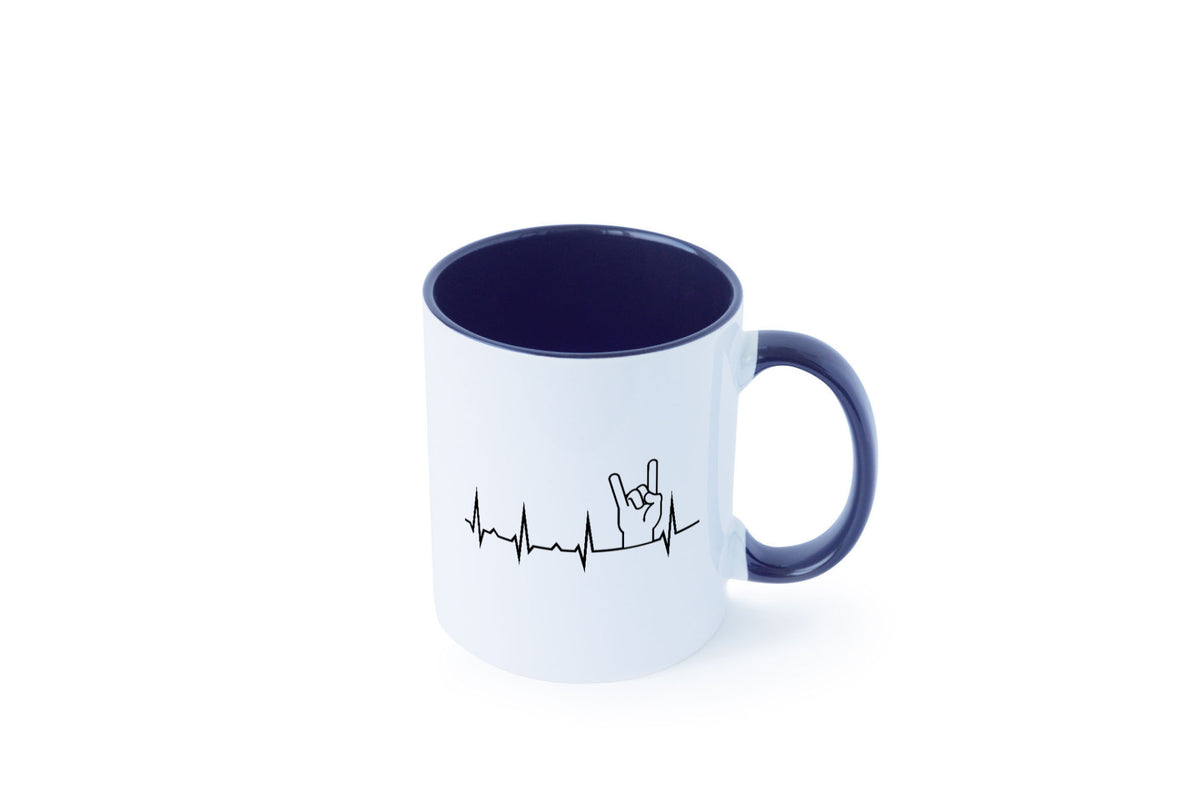 Heavy Metal Motiv | Rocker Musiker Rock Musik Geschenk Humor Geschenkidee Tasse