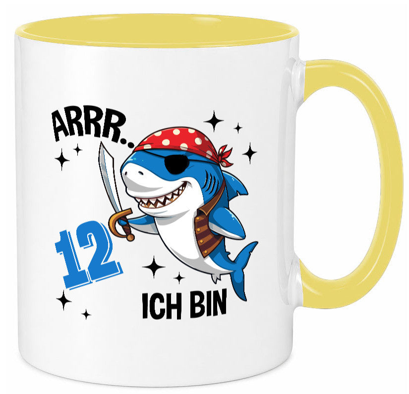 12. Geburtstag | 12 Jahre Arr Pirat Hai Piraten Geschenk Geschenkidee lustiger