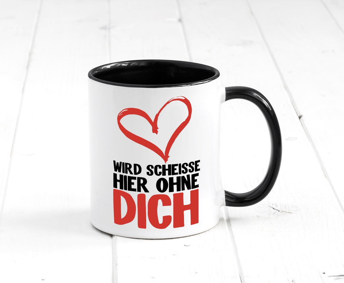 Wird Scheisse Geschenk Humor Geschenkidee lustiger Spruch Tasse