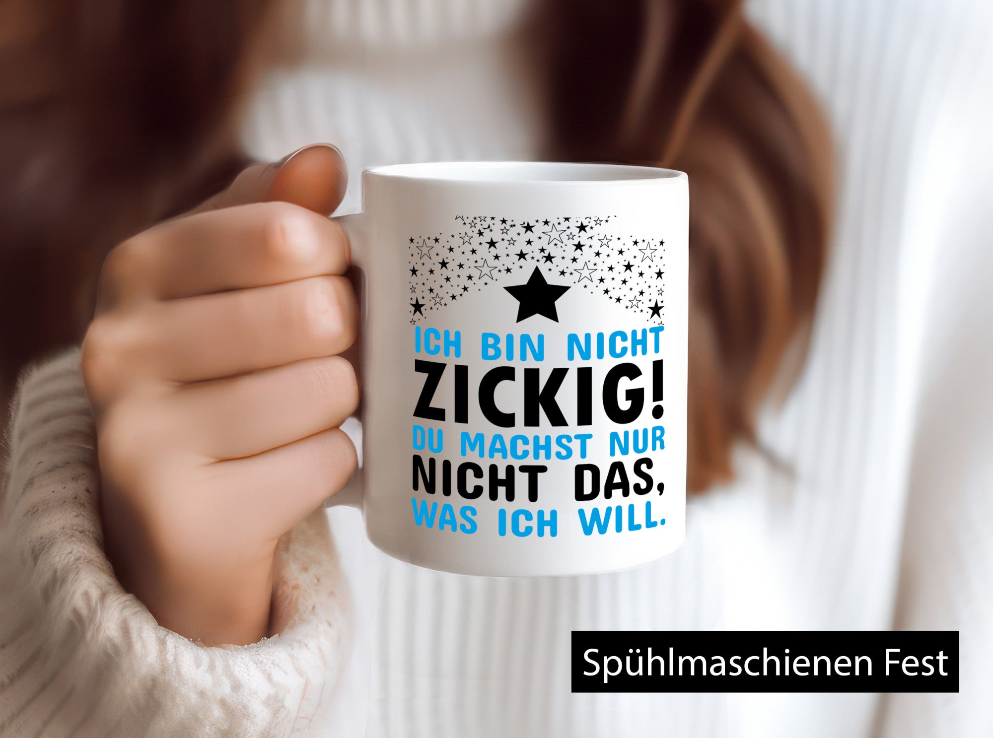 Ich bin keine Zicke lustig Humor Geschenkidee Geschenk Tasse