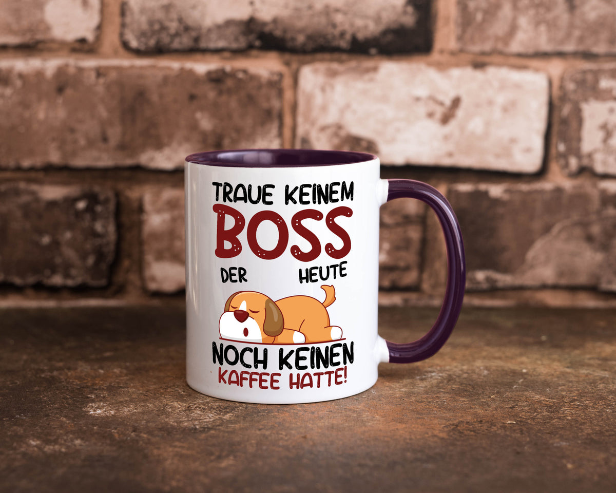 Traue keinem Boss | Führungskraft Vorgesetzter Geschenkidee Humor Tasse