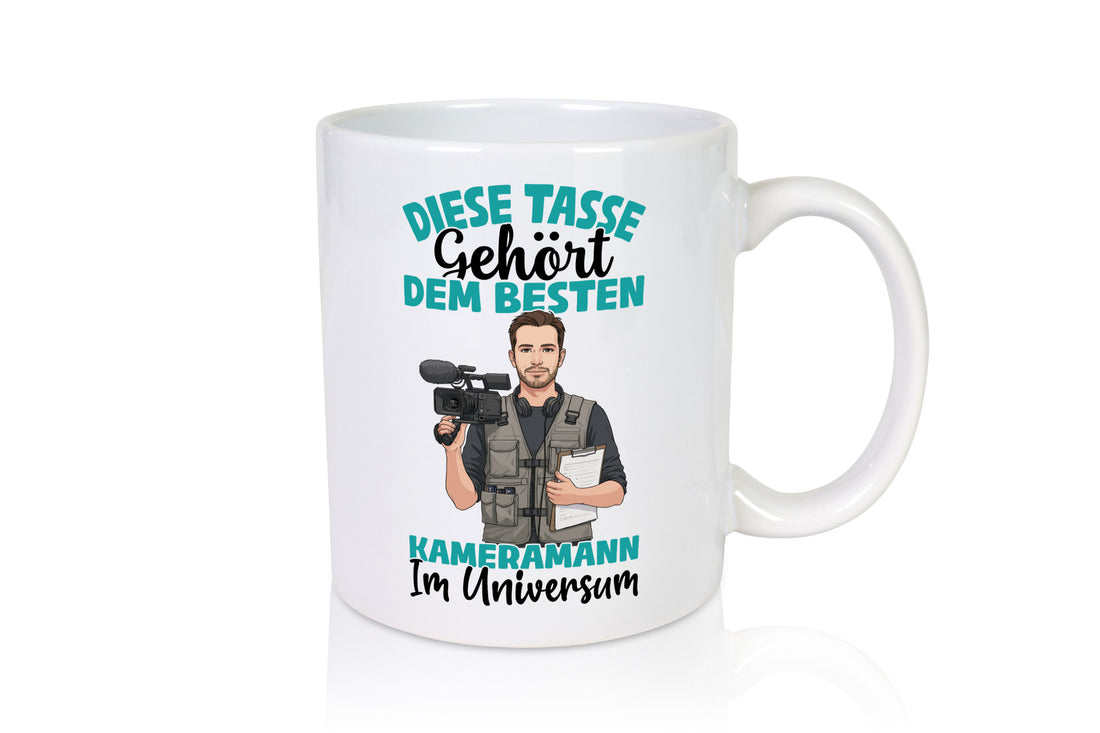 Im Universum: Kameramann | Kamera Humor Geschenkidee Tasse