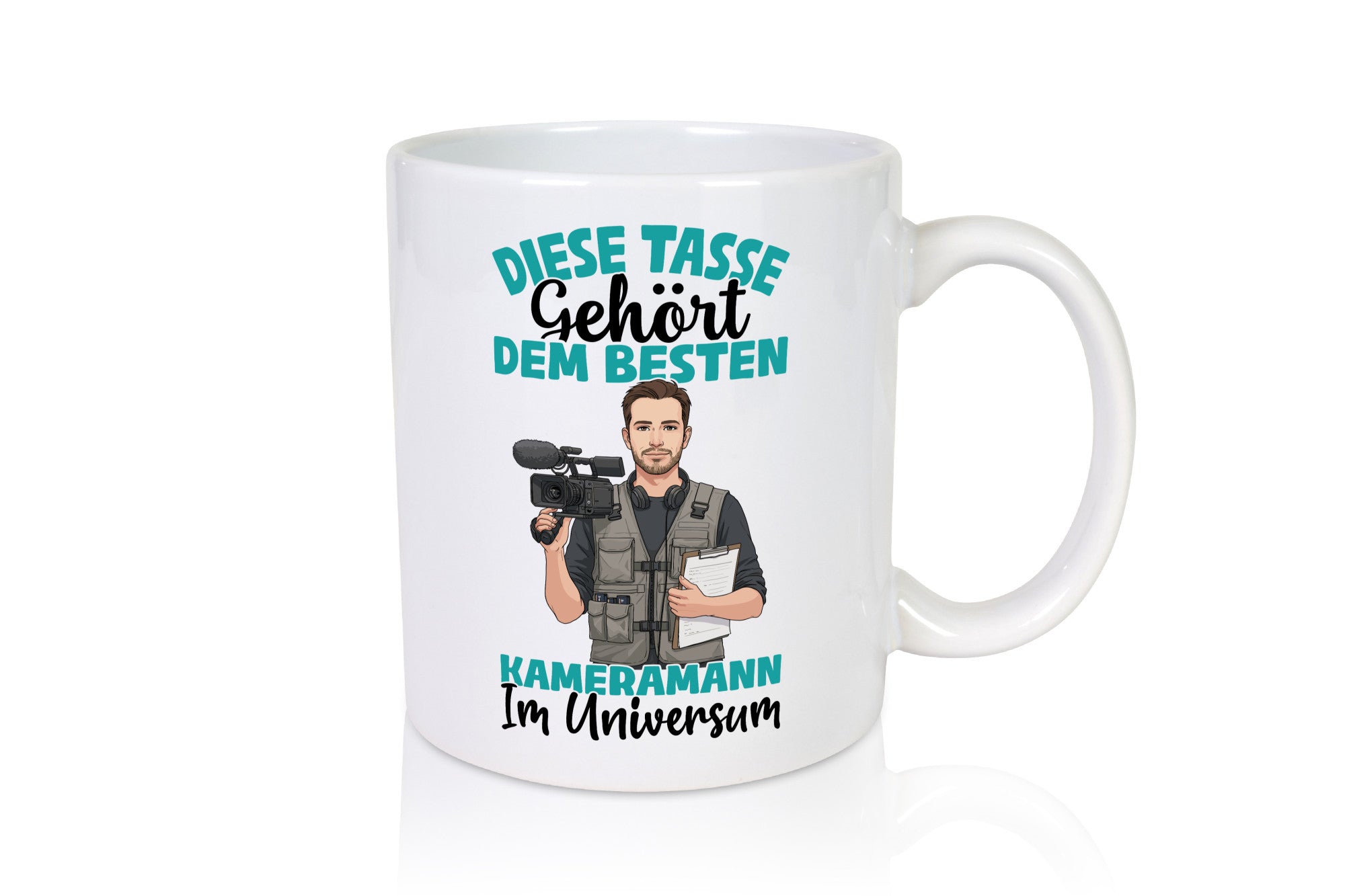 Im Universum: Kameramann | Kamera Humor Geschenkidee Tasse