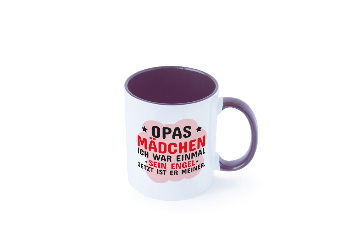 Opas Mädchen | Trauer Tasse Abschied Enkelin lustig Familie Geschenkidee
