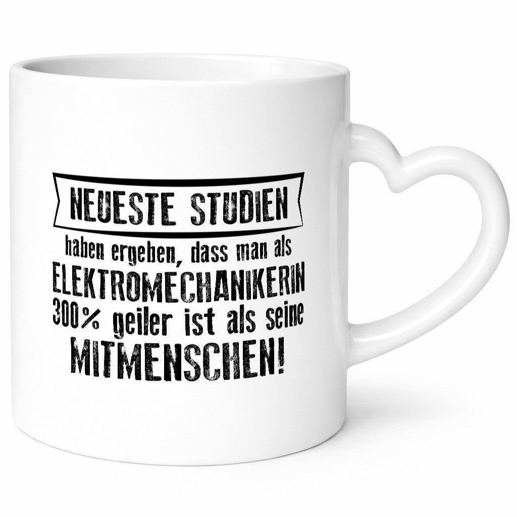 Neuste Studien: Elektromechanikerin | Mechanikerin Humor Geschenkidee Tasse