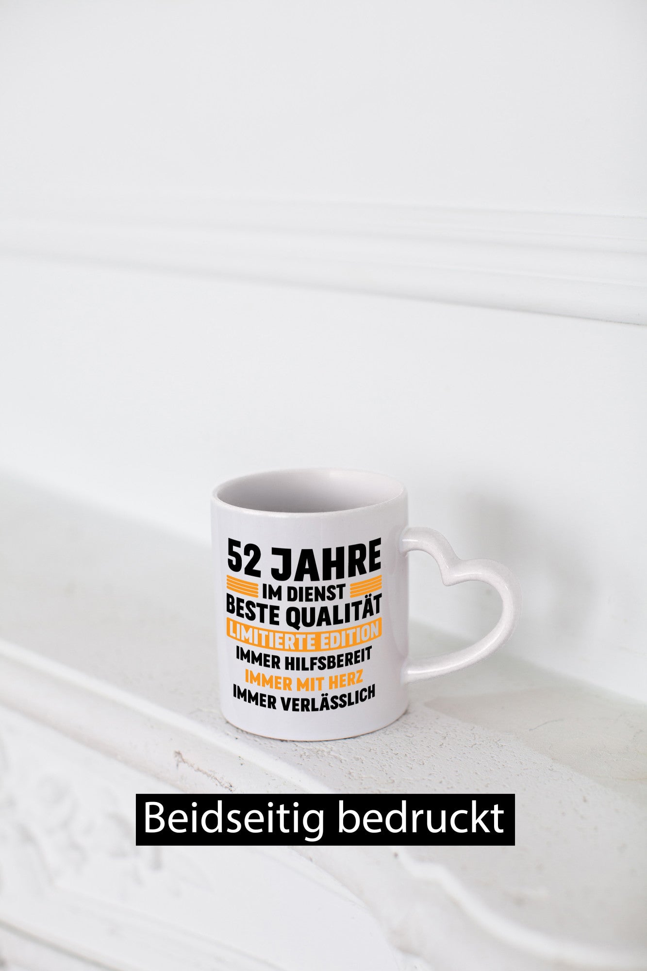 52 Jahre im Dienst | Jubiläum Arbeit lustiger Spruch Geschenk Kollegen Büro