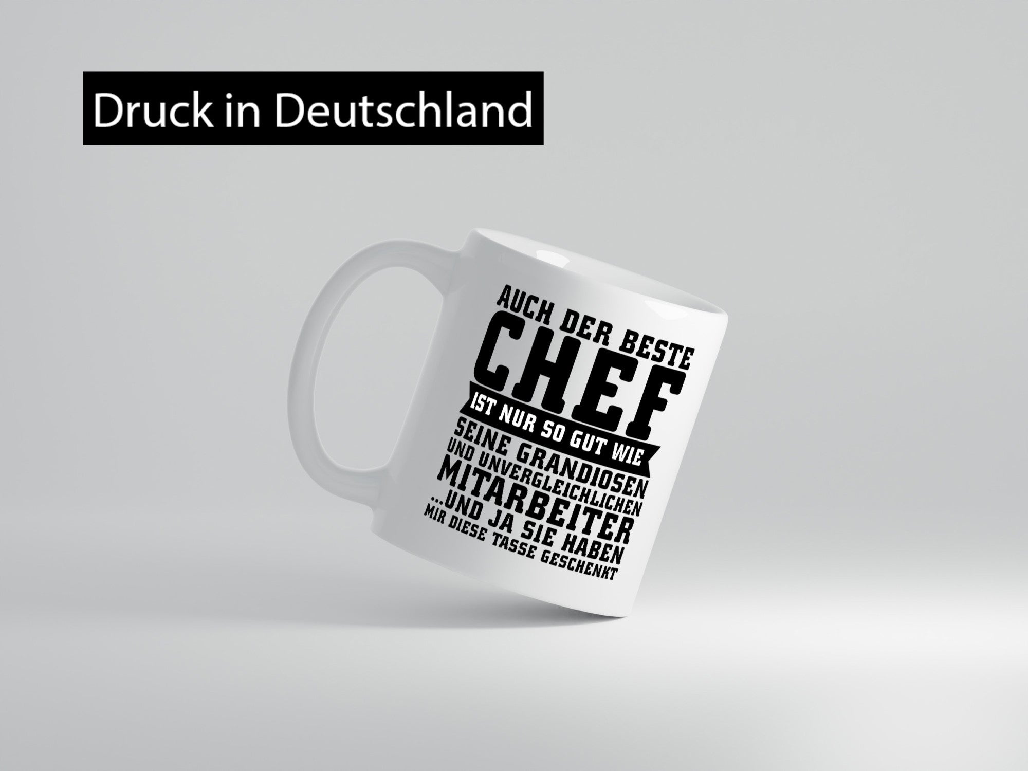 Bester Chef lustiger Spruch Geschenk Arbeit Kollegen Büro Tasse