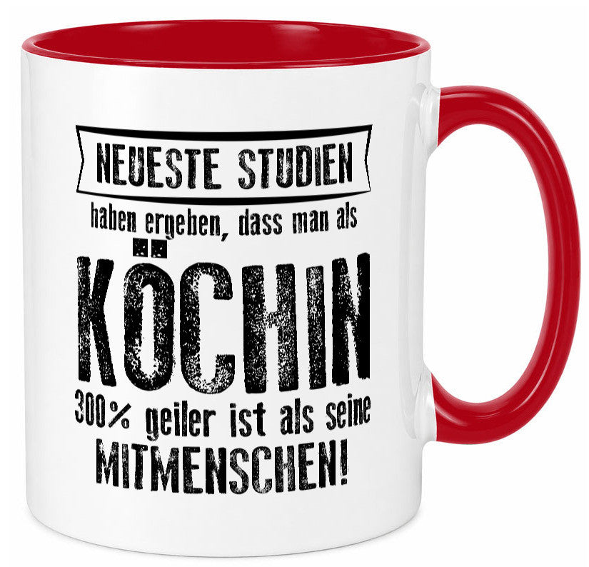 Neuste Studien: Köchin | Chefköchin Chefkoch Geschenk Arbeit Kollegen Büro Tasse