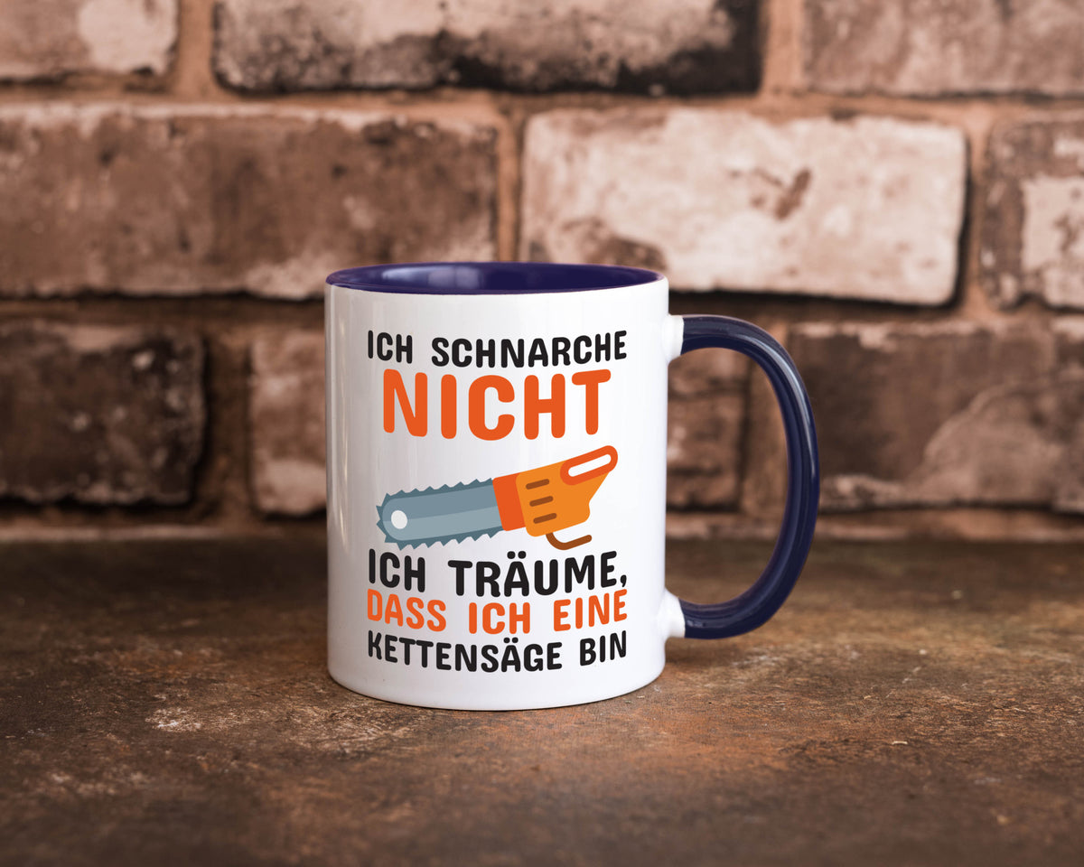 Ich schnarche nicht lustiger Spruch Geschenk Humor Geschenkidee Tasse