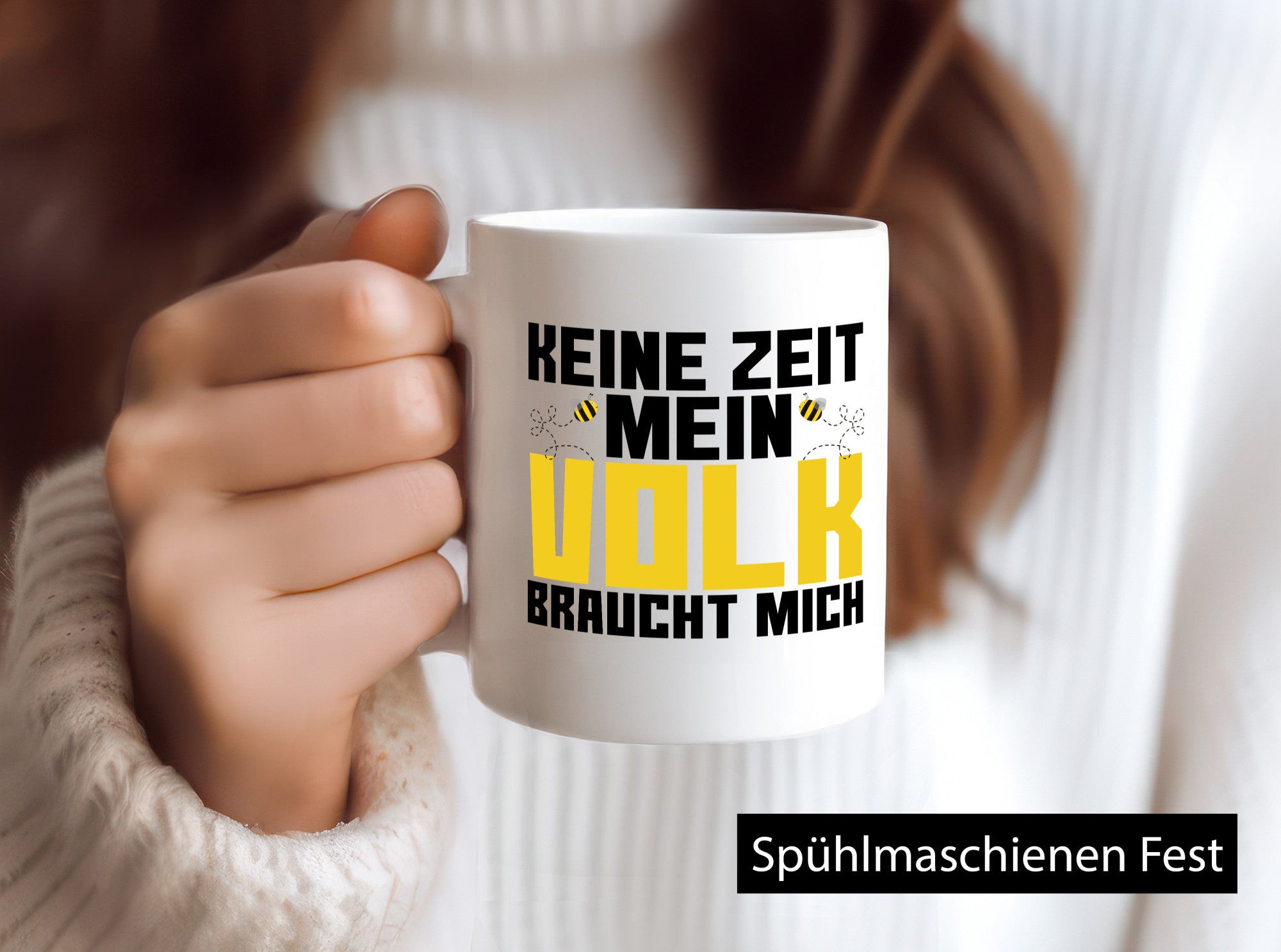 Mein Volk braucht mich | Bienenvolk Imker Honigmacher lustig Humor Geschenkidee