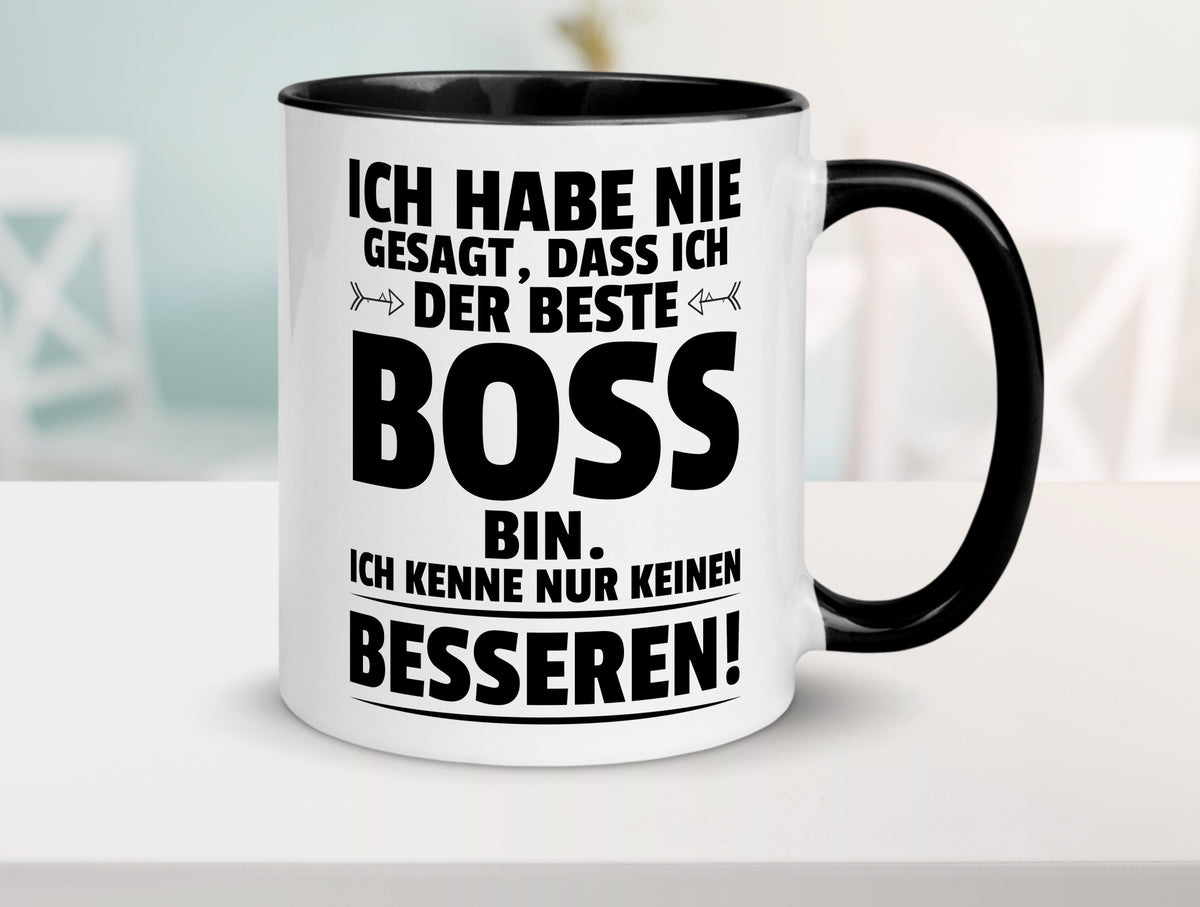Der Beste Boss | Führungskraft Vorgesetzter lustiger Spruch Geschenk Humor Tasse