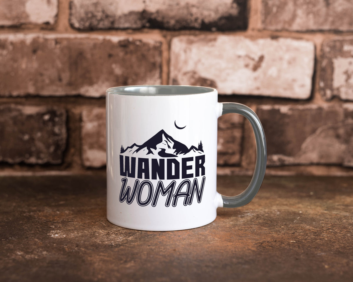 Wander Woman | Frauen Tasse Wanderer Bergsteigen lustig Familie Geschenkidee