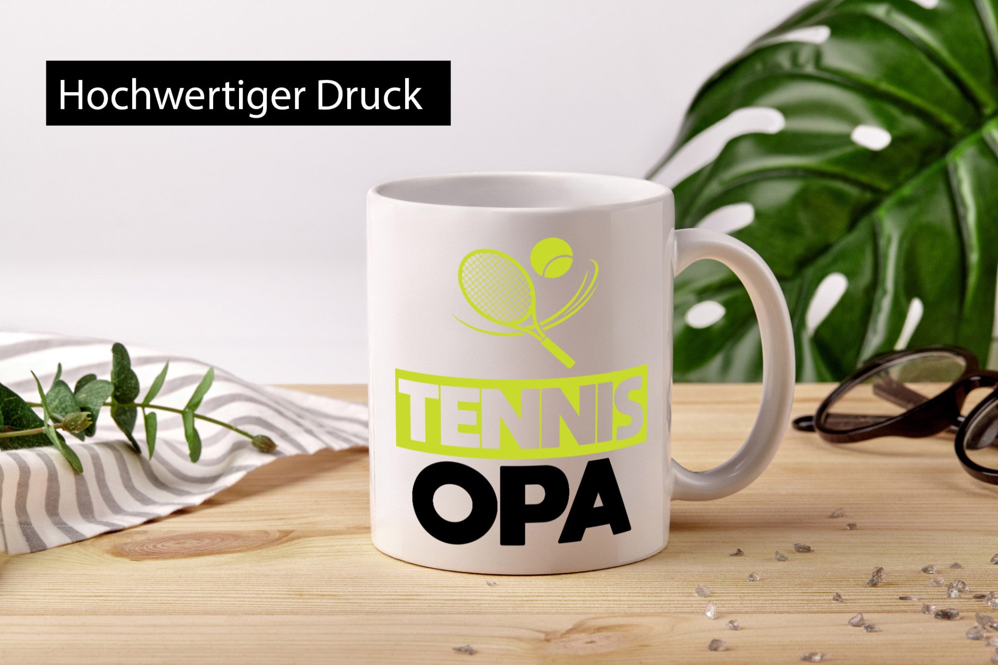 Tennis Opa | Tennisspieler Großvater Humor Familie Geschenkidee Tasse