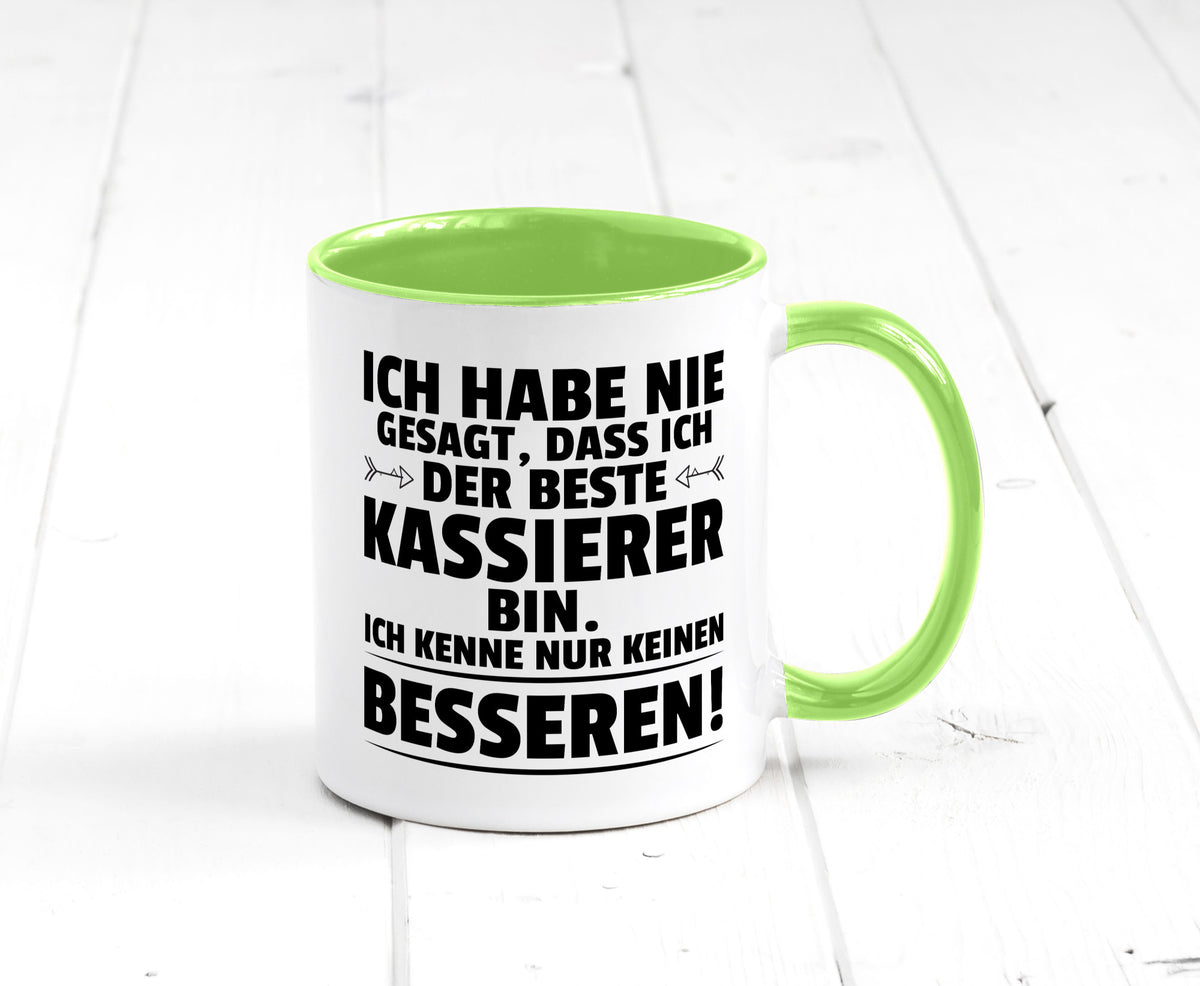 Der Beste Kassierer Geschenk Humor Geschenkidee lustiger Spruch Tasse