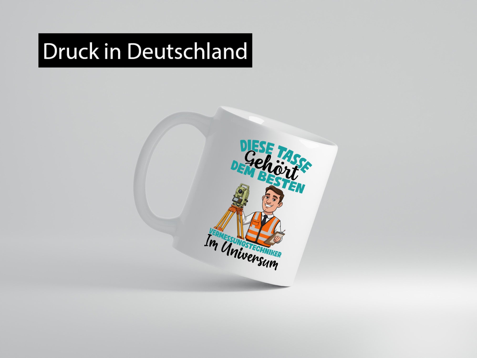 Im Universum: Vermessungstechniker | Techniker lustiger Spruch Geschenk Humor