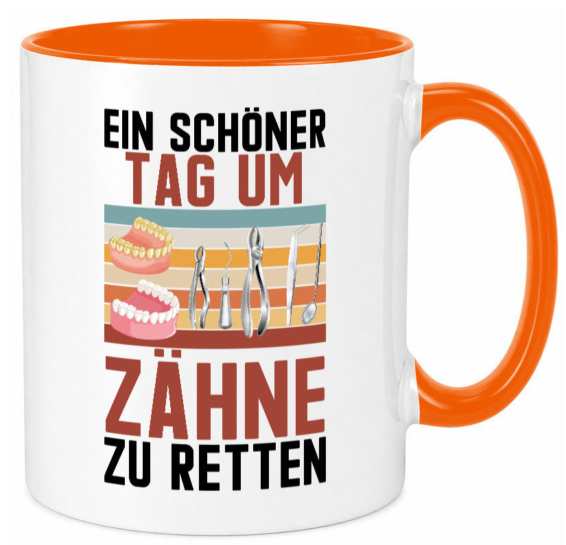 Ein schöner Tag um zähne zu retten | Zahnarzt Geschenk Humor Geschenkidee