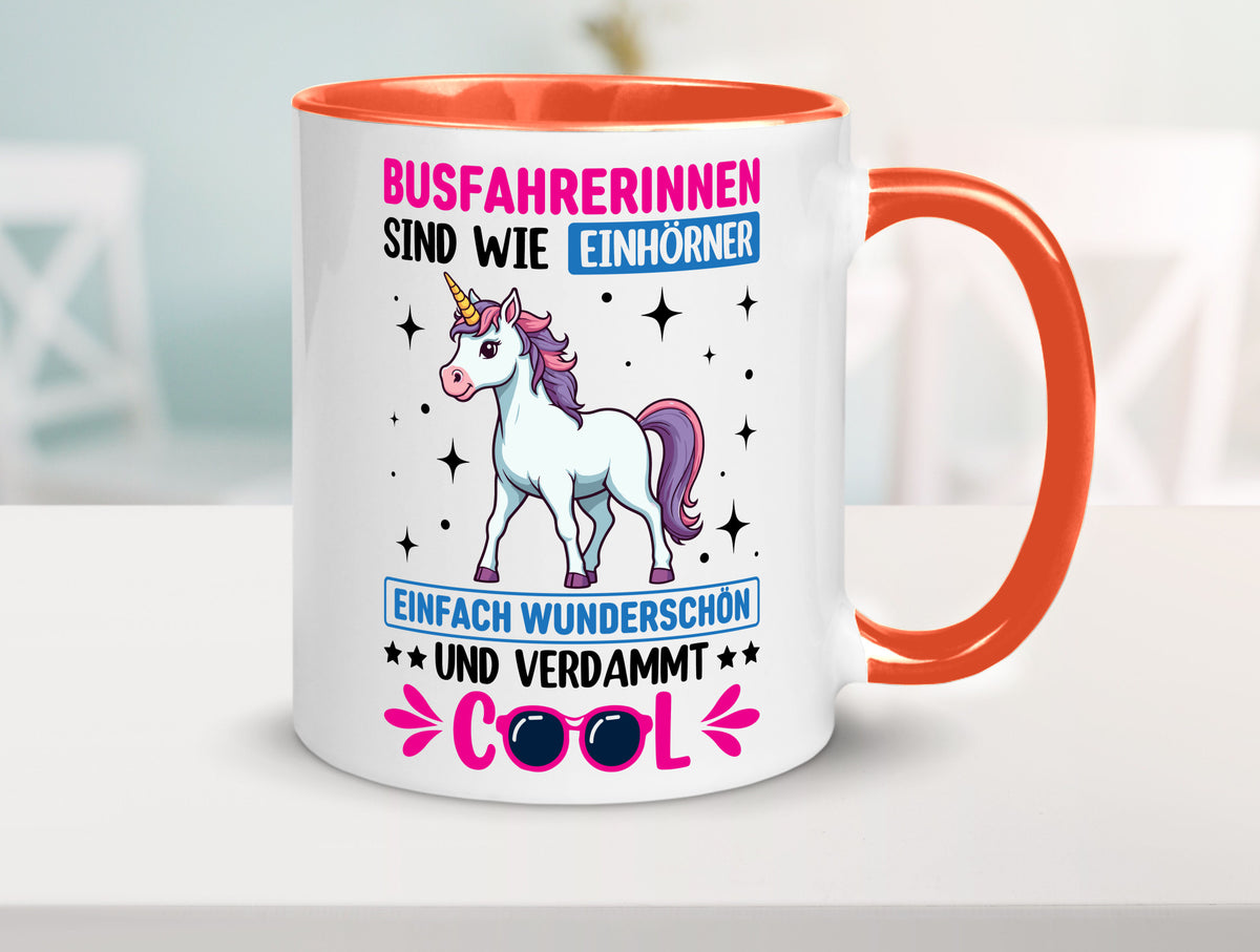 Bussfahrerinen sind wie einhorner | Einhorn Bussfahrerin Geschenkidee Humor Tasse