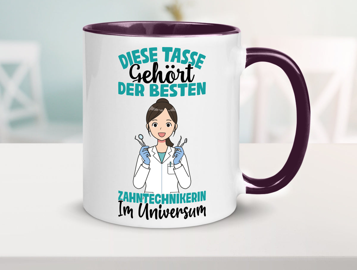 Im Universum: Zahntechnikerin | Zahnmedizin Humor Geschenkidee Tasse