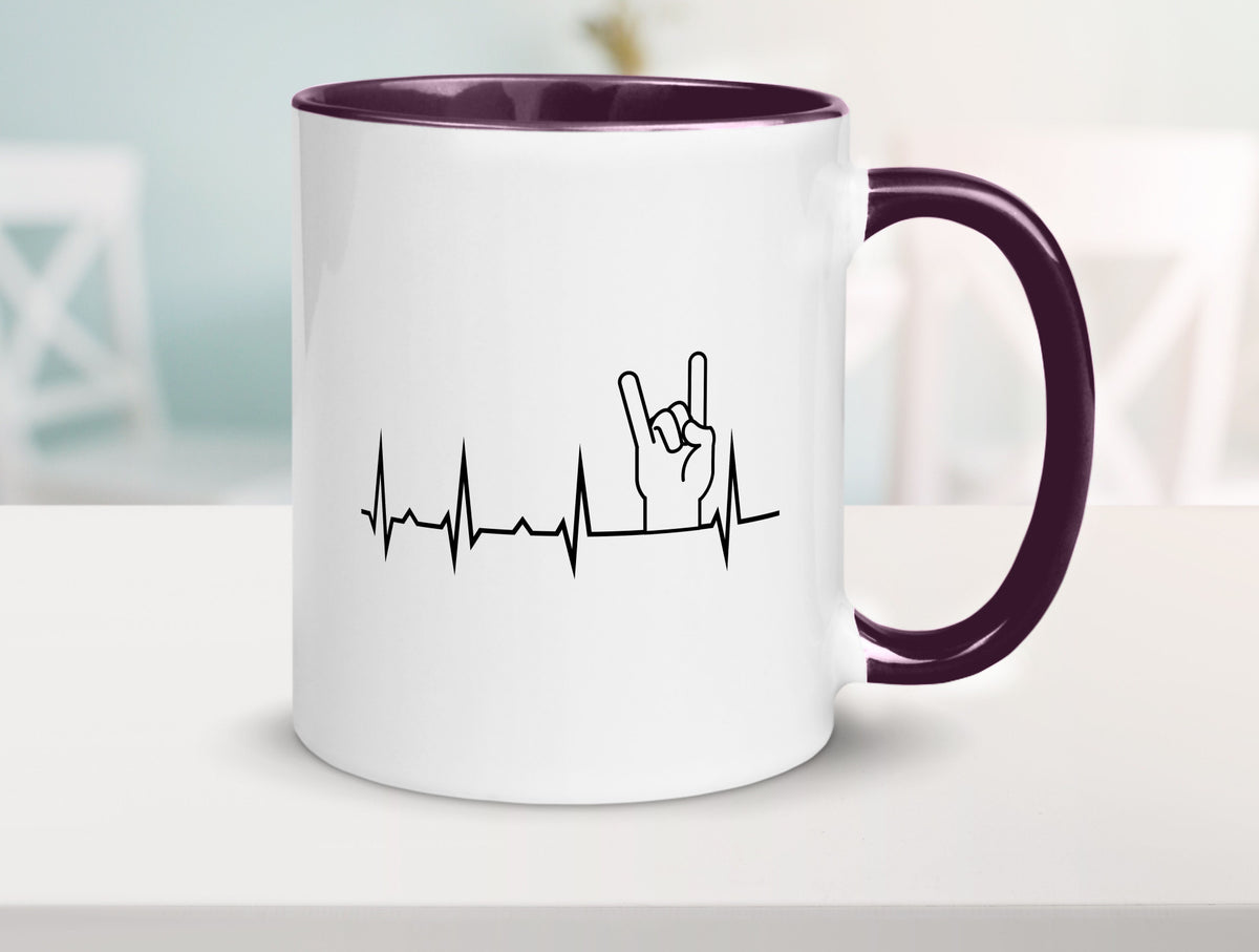 Heavy Metal Motiv | Rocker Musiker Rock Musik Geschenk Humor Geschenkidee Tasse