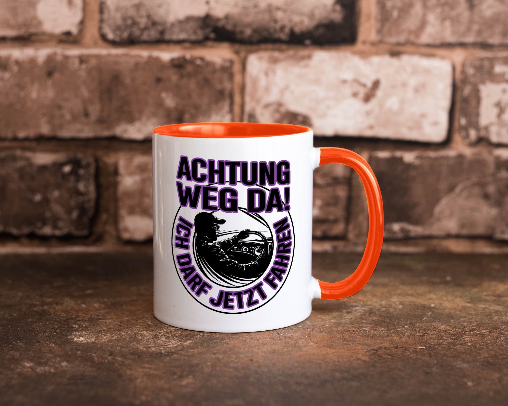 Achtung weg da ich darf jetzt Fahren | Führerschein lustig Humor Geschenkidee