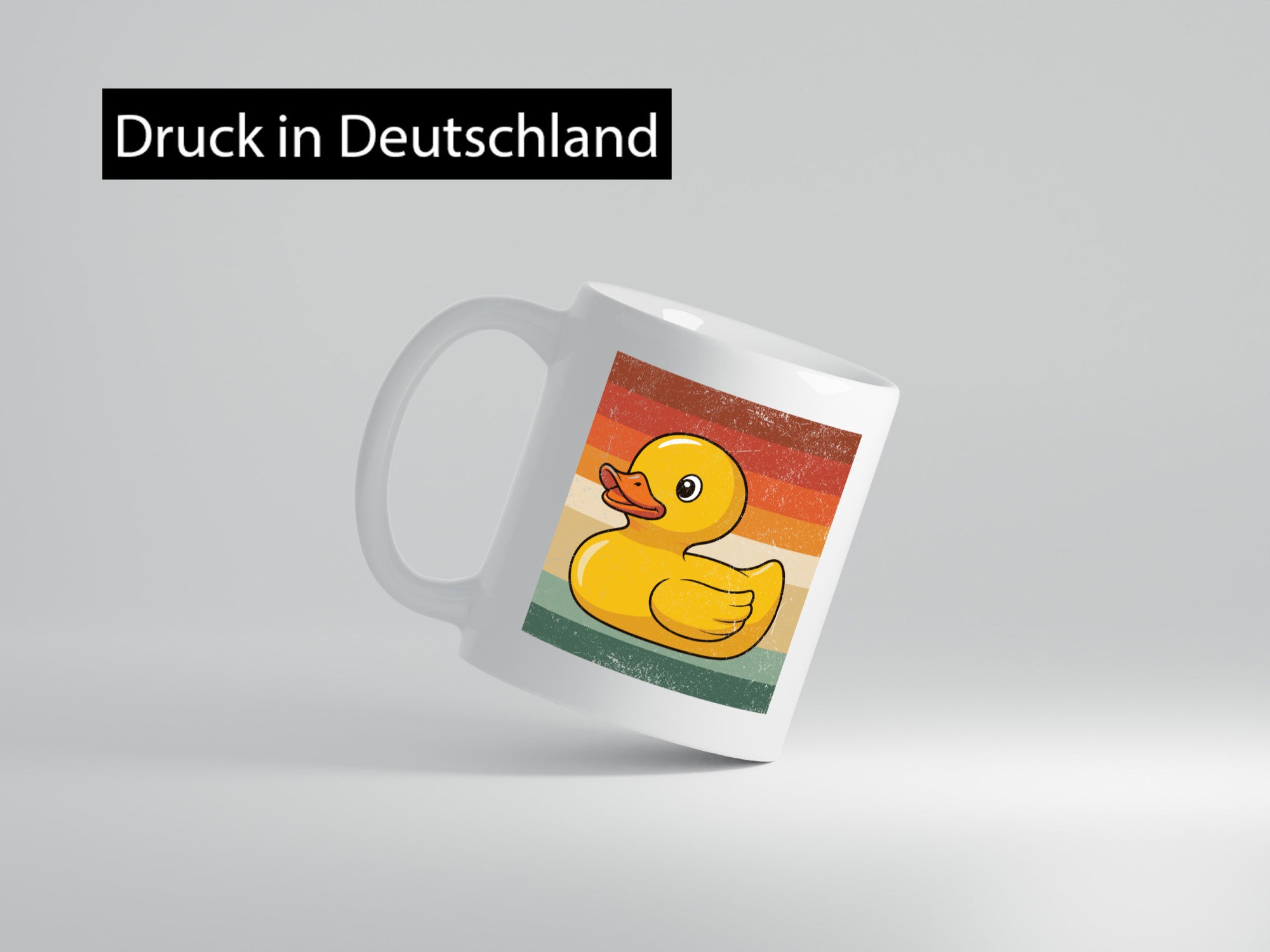 Enten | Entchen Gummiente Retro Vintage Geschenkidee Humor Tasse