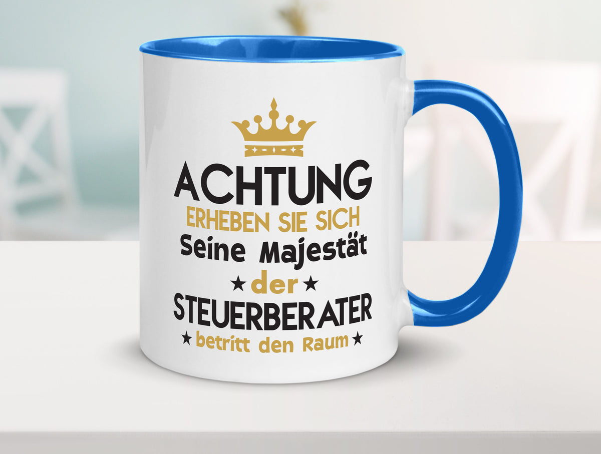 Seine Majestät Steuerberater | Steuern v2 Geschenk Humor Geschenkidee lustiger Tasse
