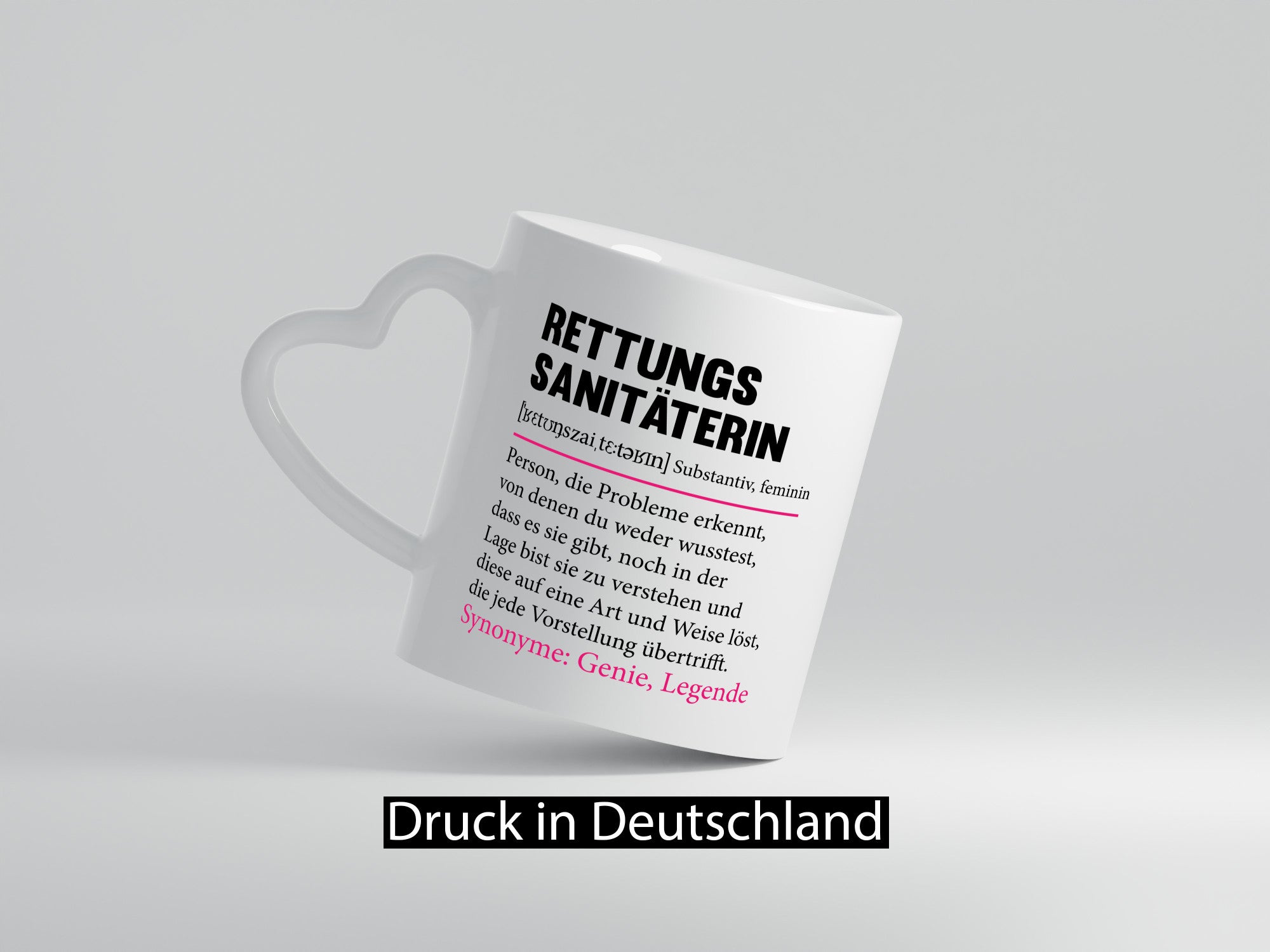 Rettungssanitäterin | Beruf Sanitäter Spruch v2 Humor Arbeit Kollegen Büro