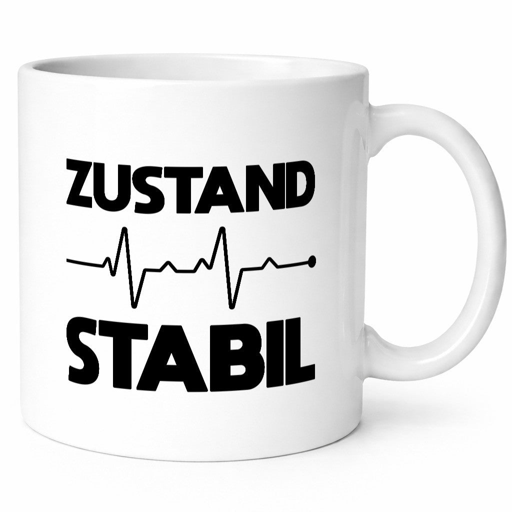 Zustand Stabil | Herzschlag Heartbeat lustiger Spruch Geschenk Humor