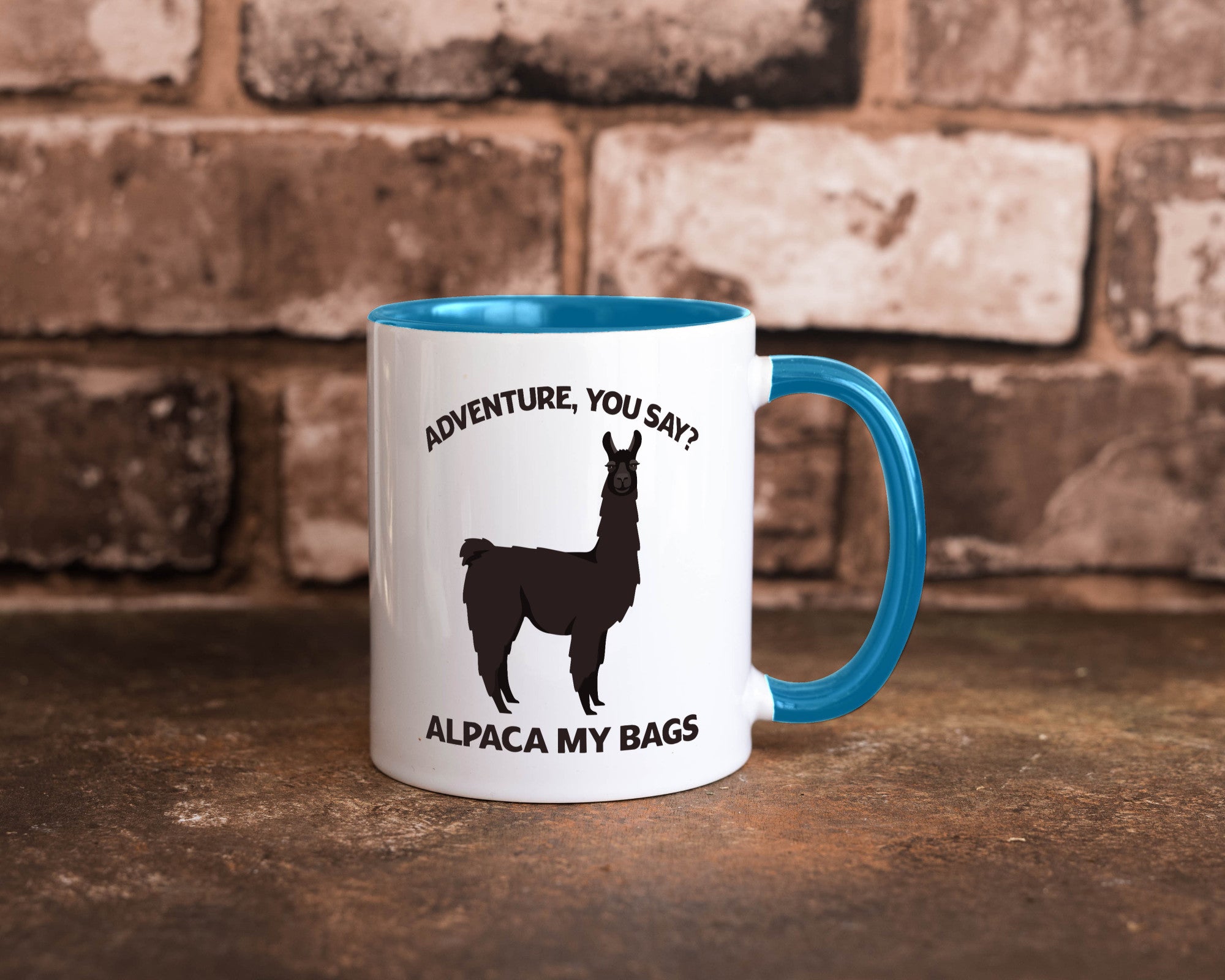 Adventure, Alpaca | Humor Geschenkidee Tasse
