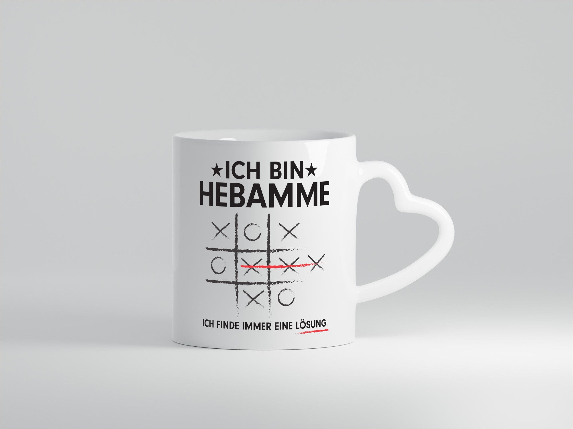Löse Probleme: Hebamme | Geburtshilfe Geschenkidee Humor Tasse
