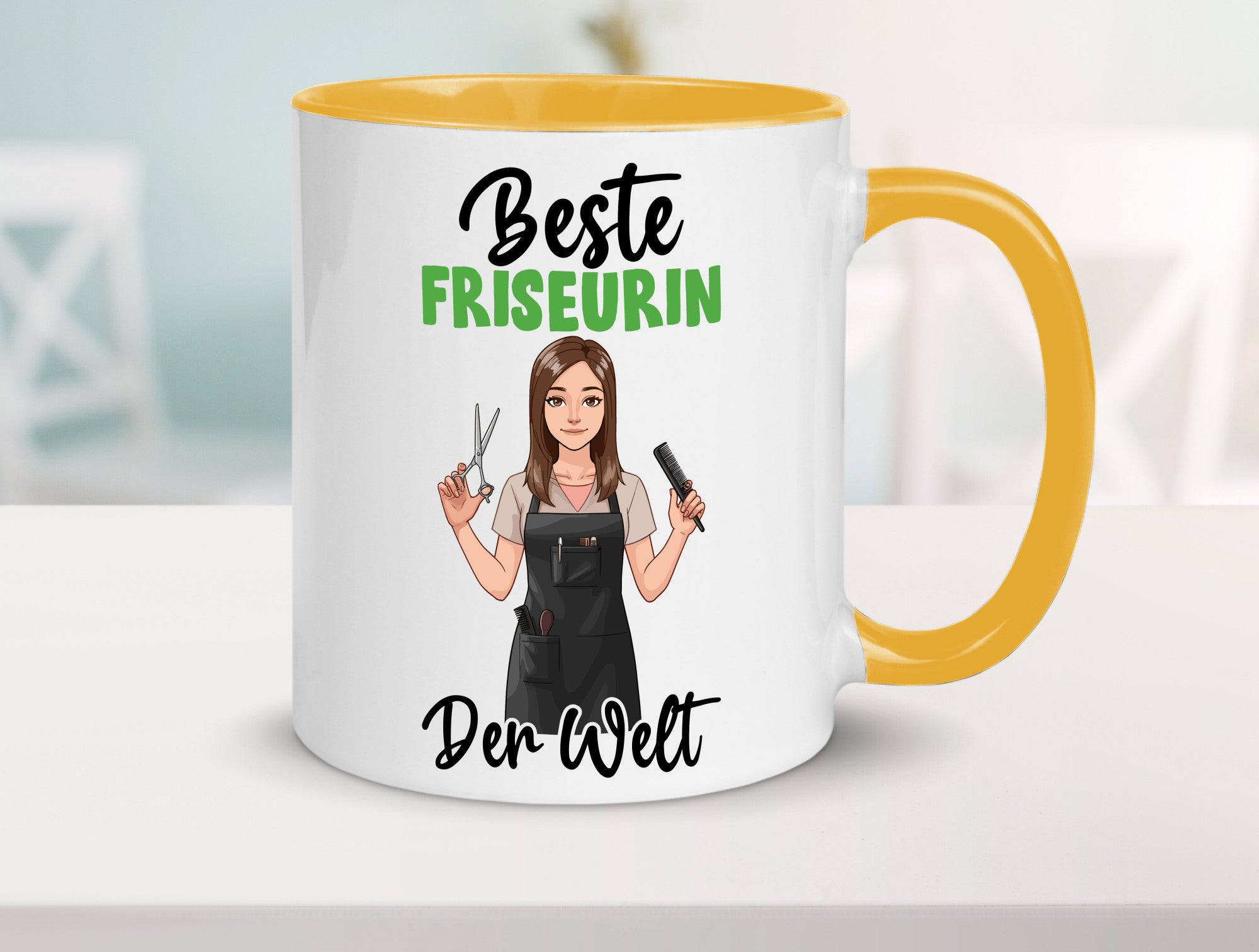 Beste Friseurin | Friseuse Frisuerin Geschenk Humor Geschenkidee lustiger