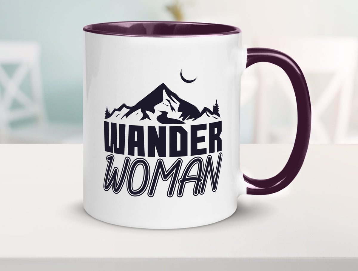 Wander Woman | Frauen Tasse Wanderer Bergsteigen lustig Familie Geschenkidee