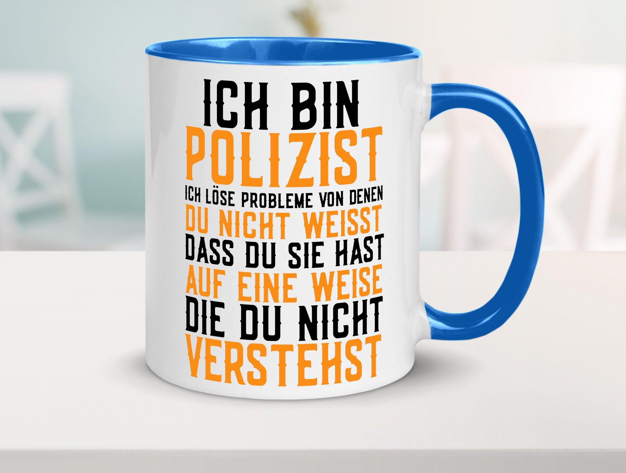 Ich bin Polizist | Polizei Beruf Job lustiger Spruch Geschenk Arbeit Kollegen