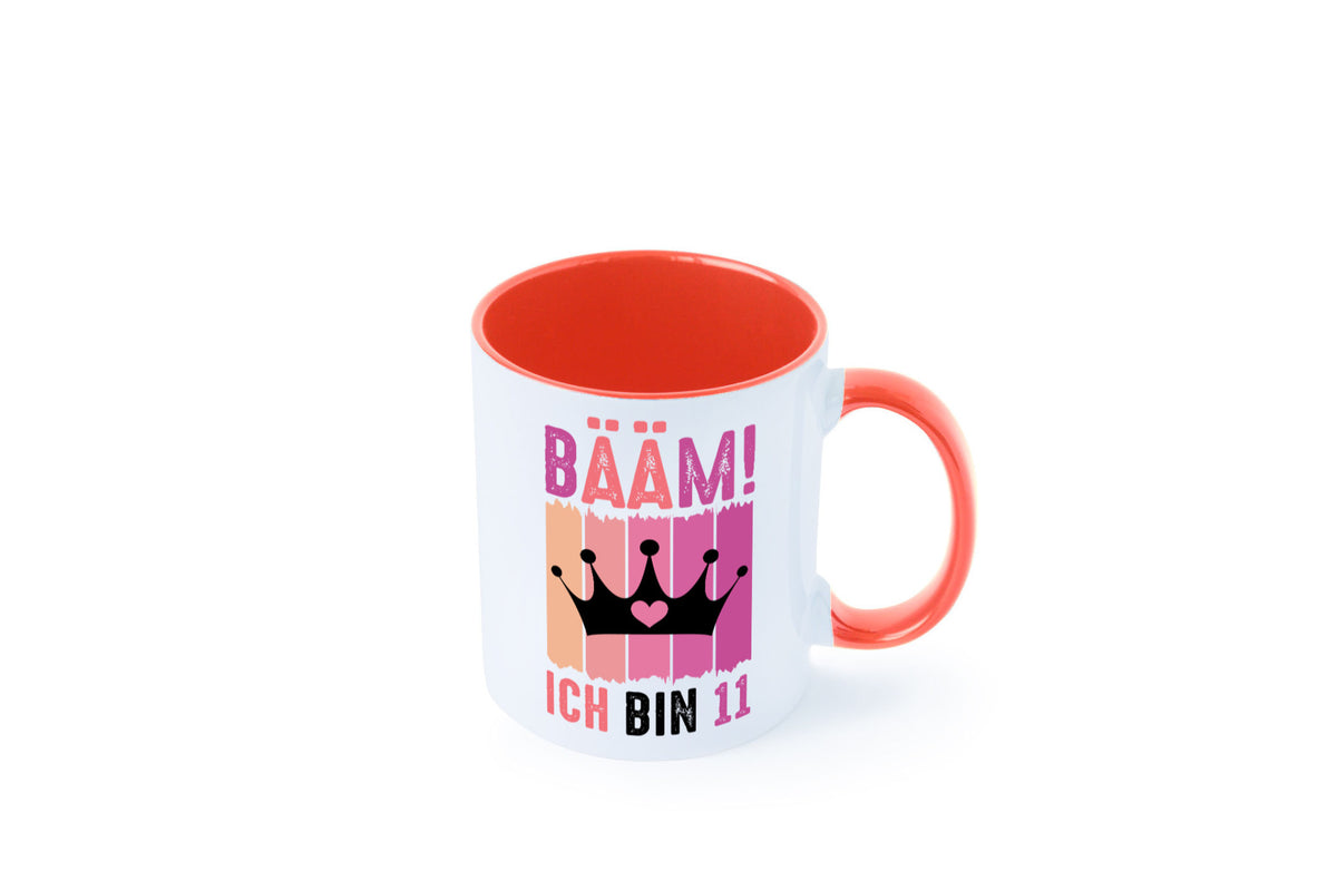 11. Geburtstag | 11 Jahre Bääm ich bin Krone Humor Geschenkidee Tasse