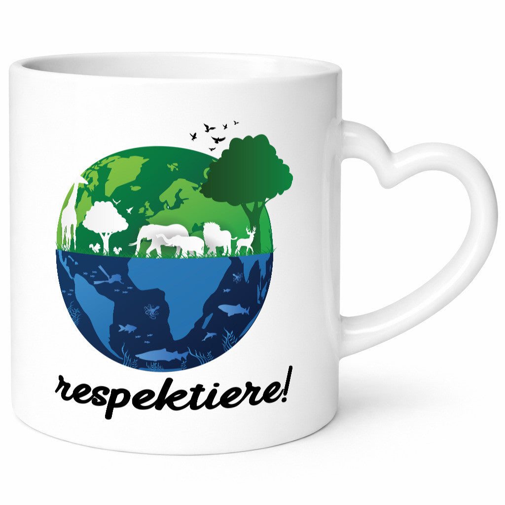 Respektiere | Tiere mit Respekt behandeln lustiger Spruch Geschenk