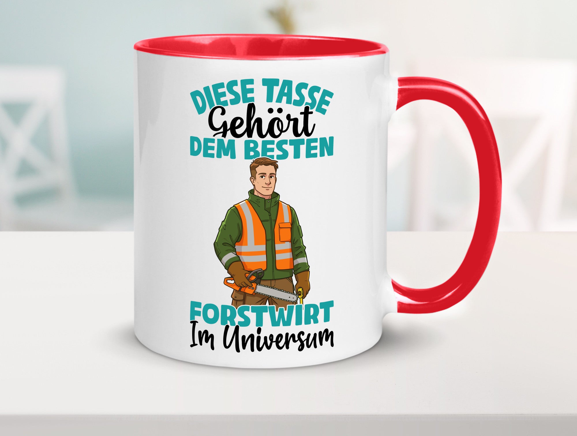 Im Universum: Forstwirt | Waldarbeiter lustig Arbeit Kollegen Büro Geschenk