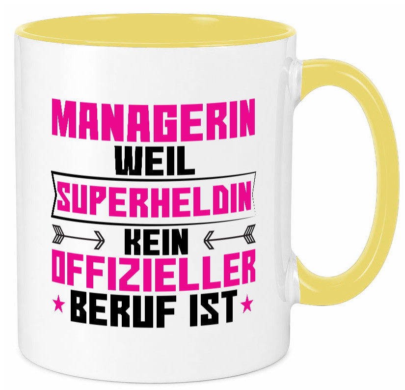 Superheldin Managerin | Management Humor Geschenkidee Tasse