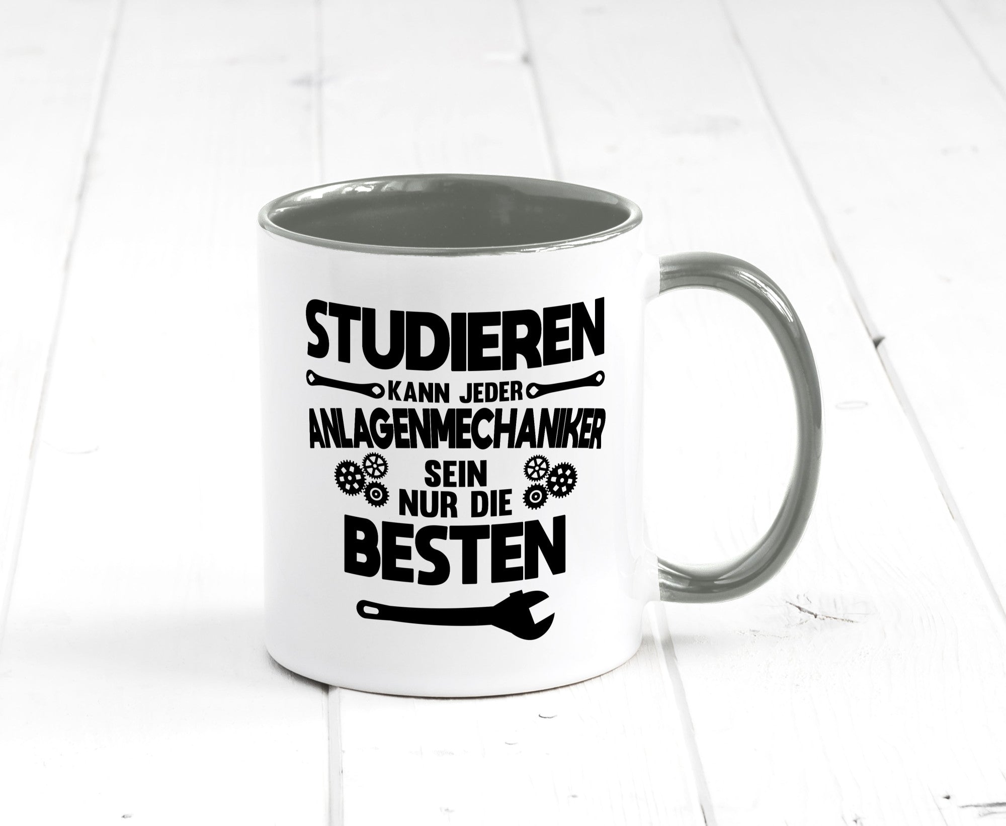 Nur die besten werden Anlagenmechaniker Humor Geschenkidee Tasse